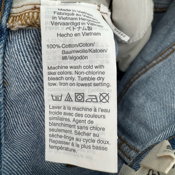 Madewell Button Fly Rigid Denim Jean Mini Skirt - Picture 14 of 14